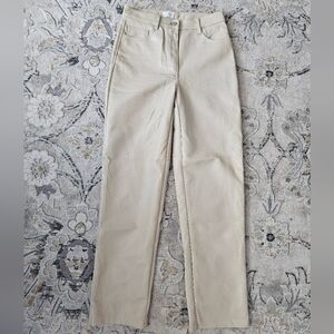 Aritzia Wilfred Faux Leather Straight Leg Pants